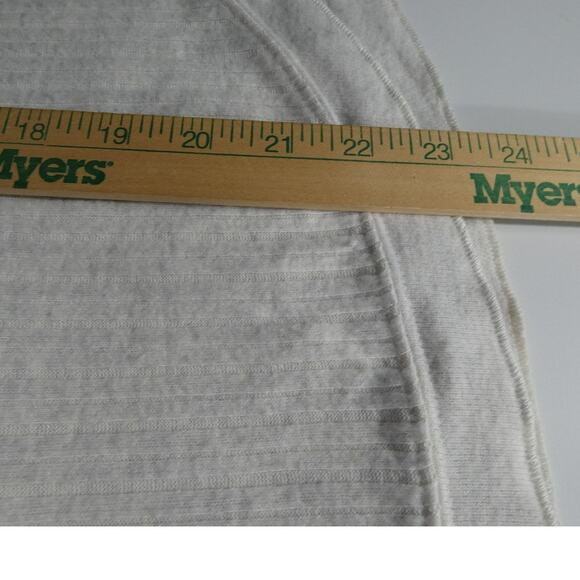 Democracy Women's PL Ivory Sweater V-Neck Ruched Shoulders Hipster Casual - Picture 6 of 9